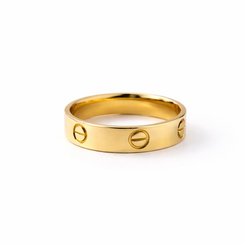 Anillo con Detalle de Tornillo