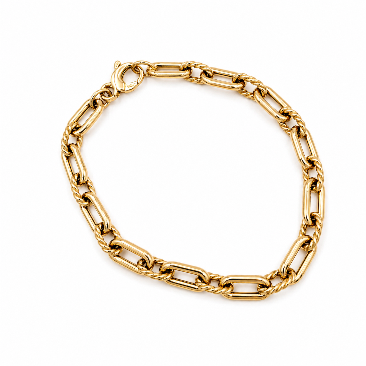 Pulsera de Eslabones Alargados