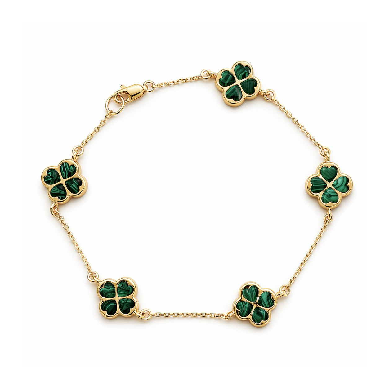 Pulsera de flores pavé