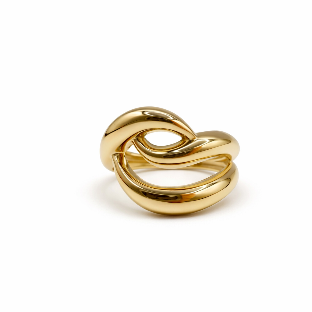 Anillo de Nudo Entretejido