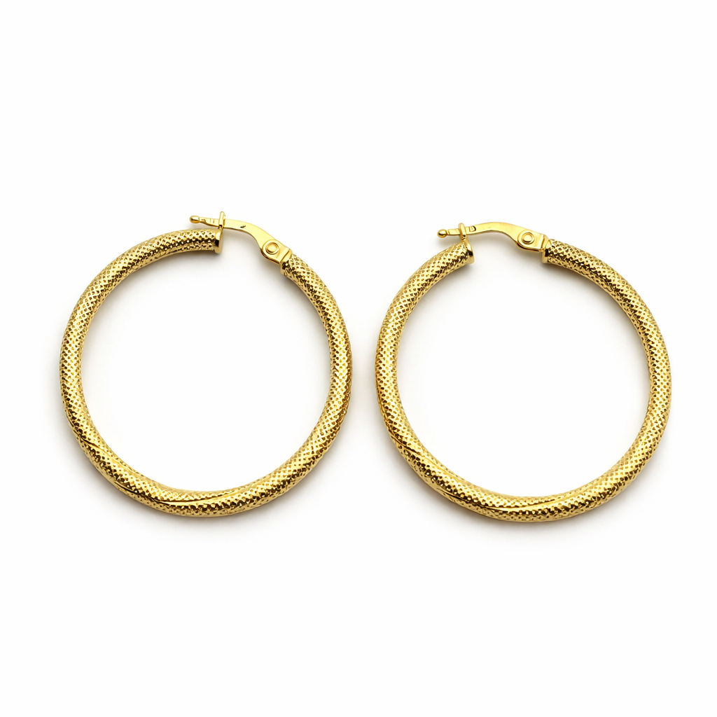 Pendientes de Aros Brocados