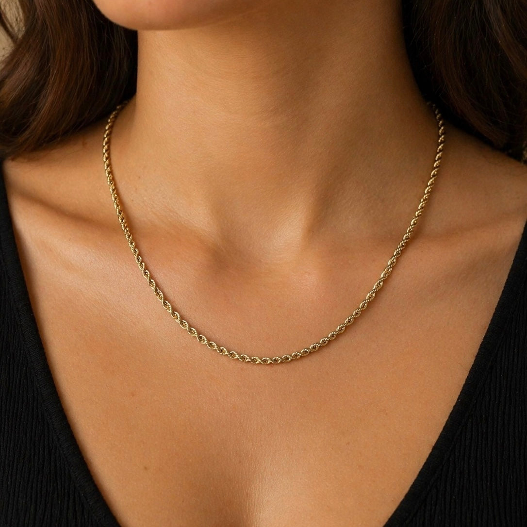 Collar de Cadena Trenzada