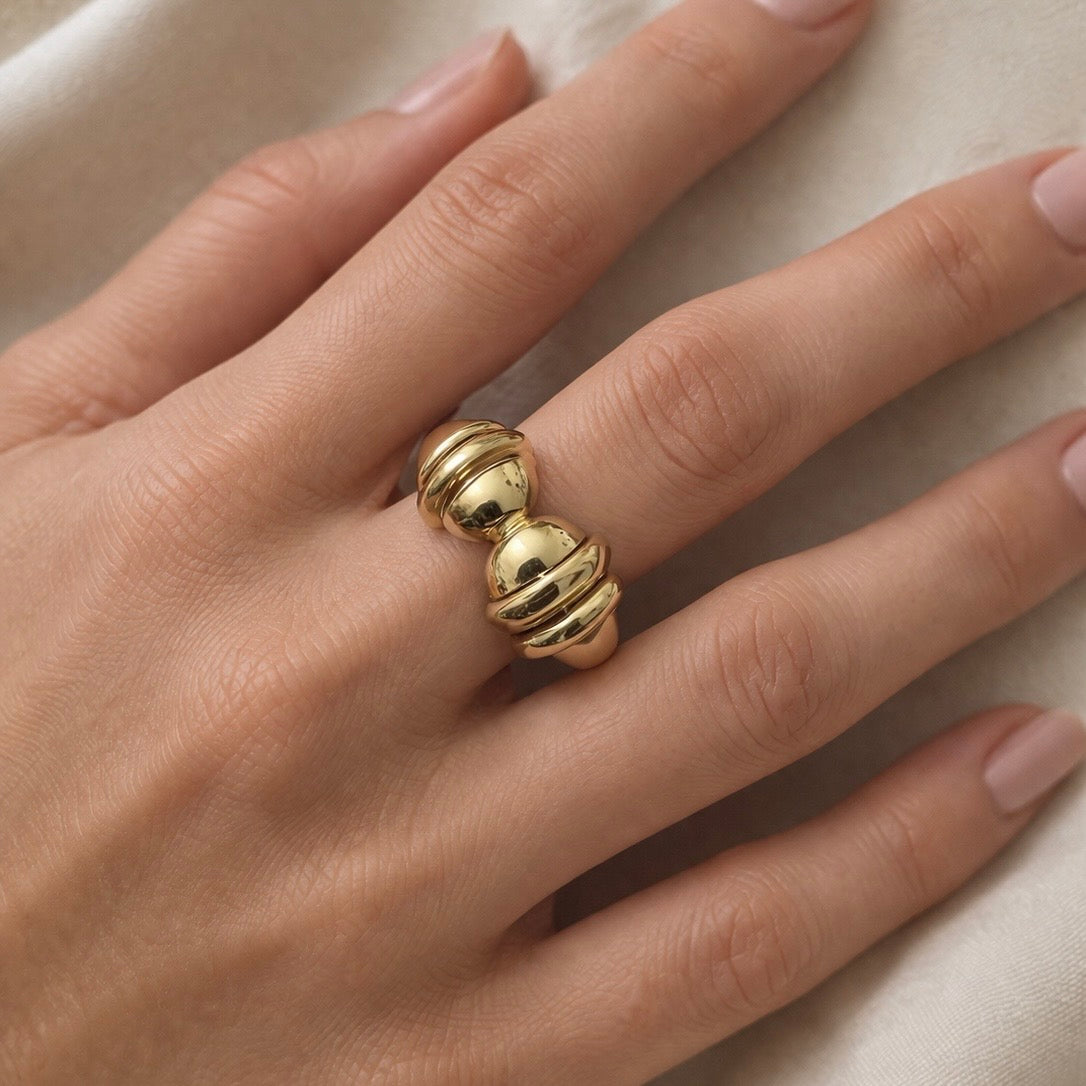 Anillo de Doble Cúpula