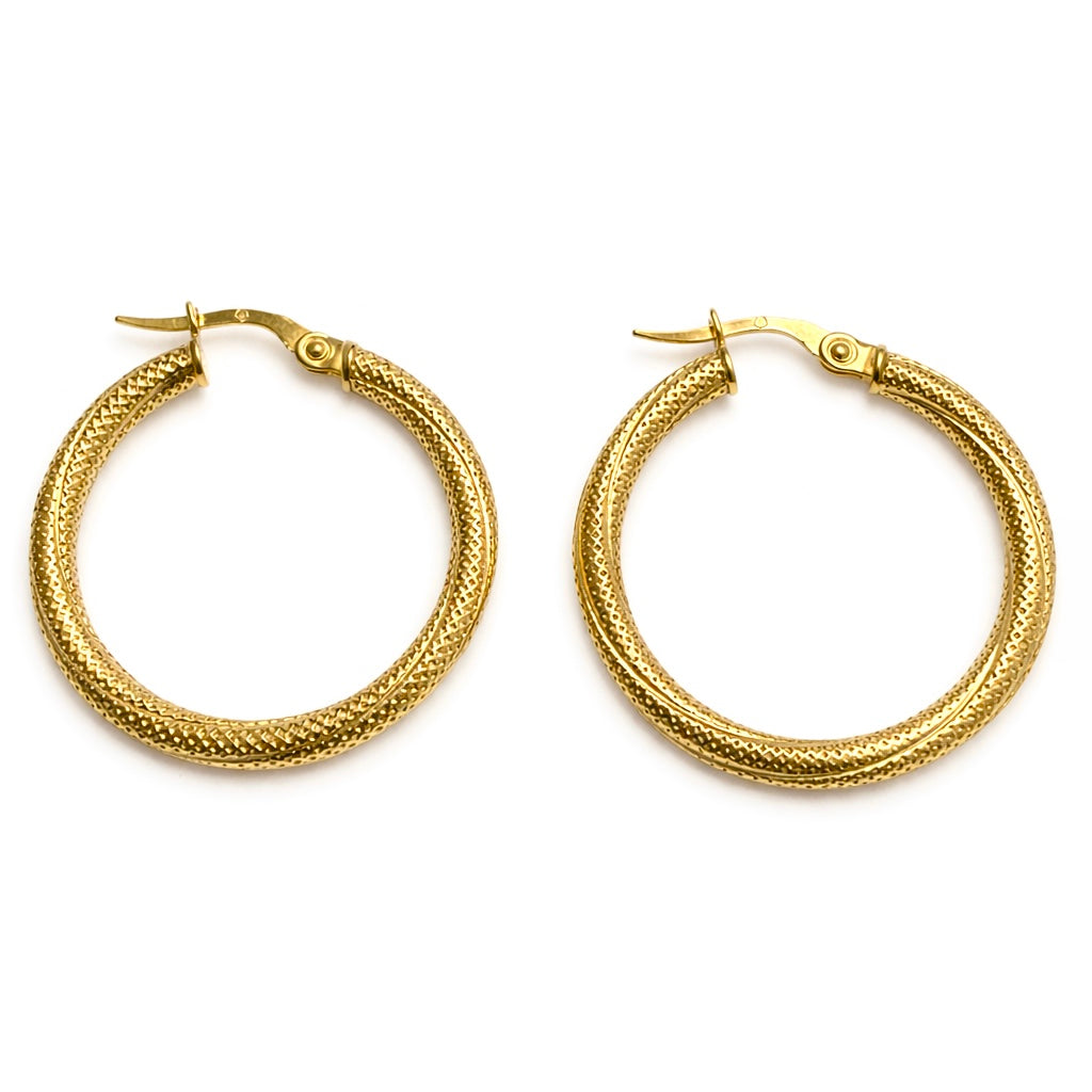 Pendientes de Aros Brocados