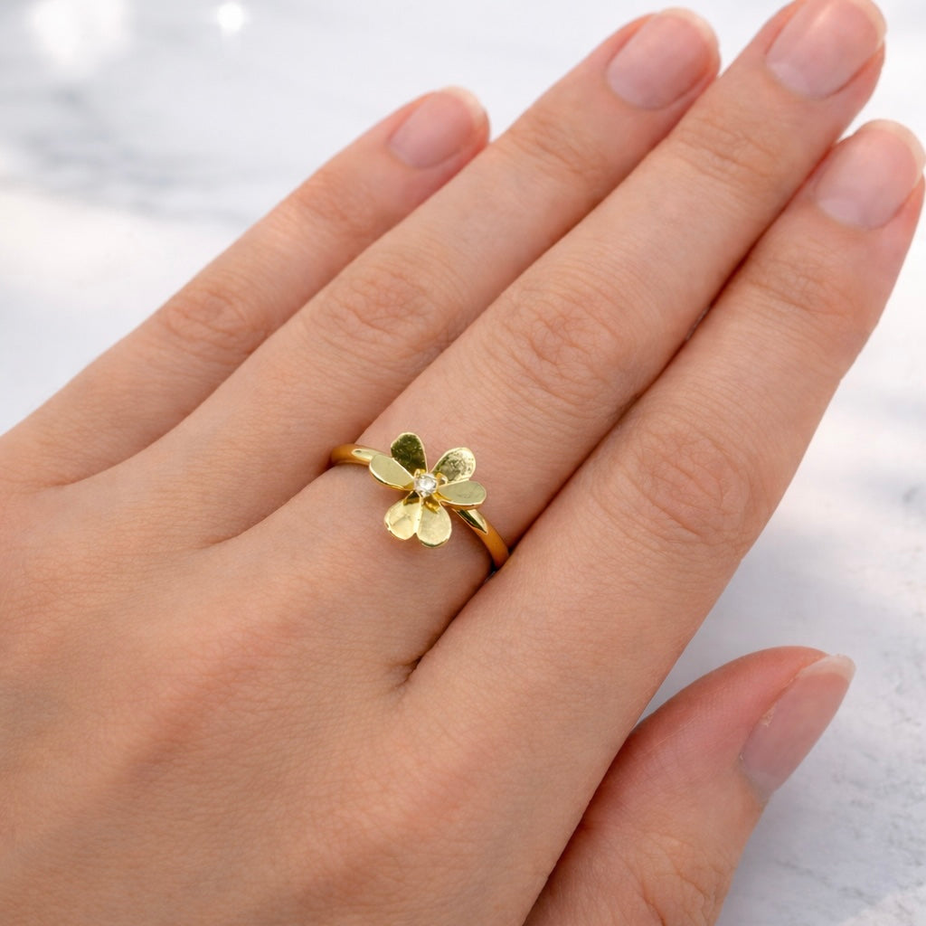 Anillo de flor
