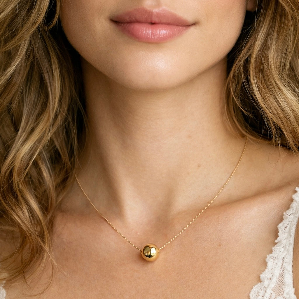 Collar de Cadena de Bolas
