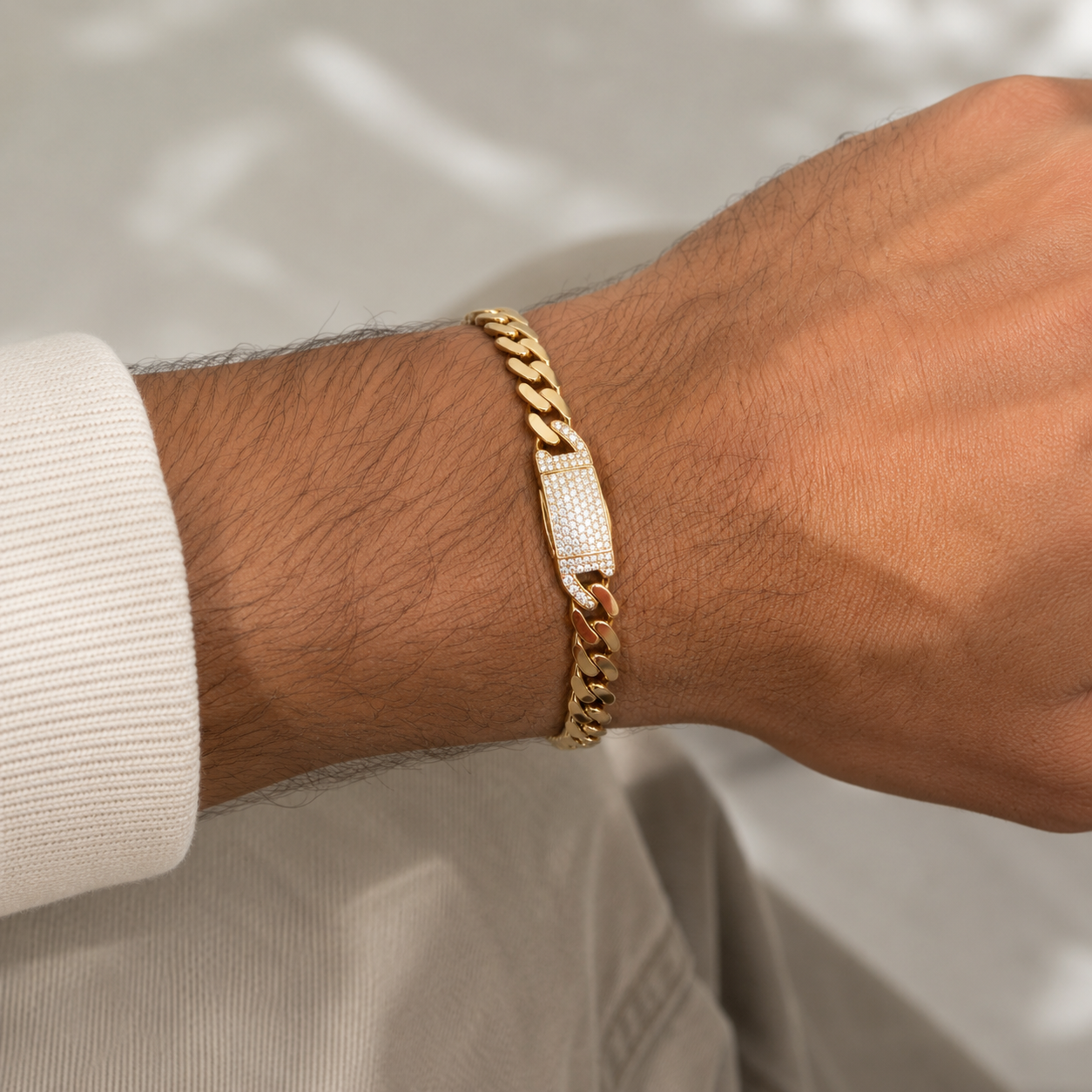 Pulsera Cubana Mónaco