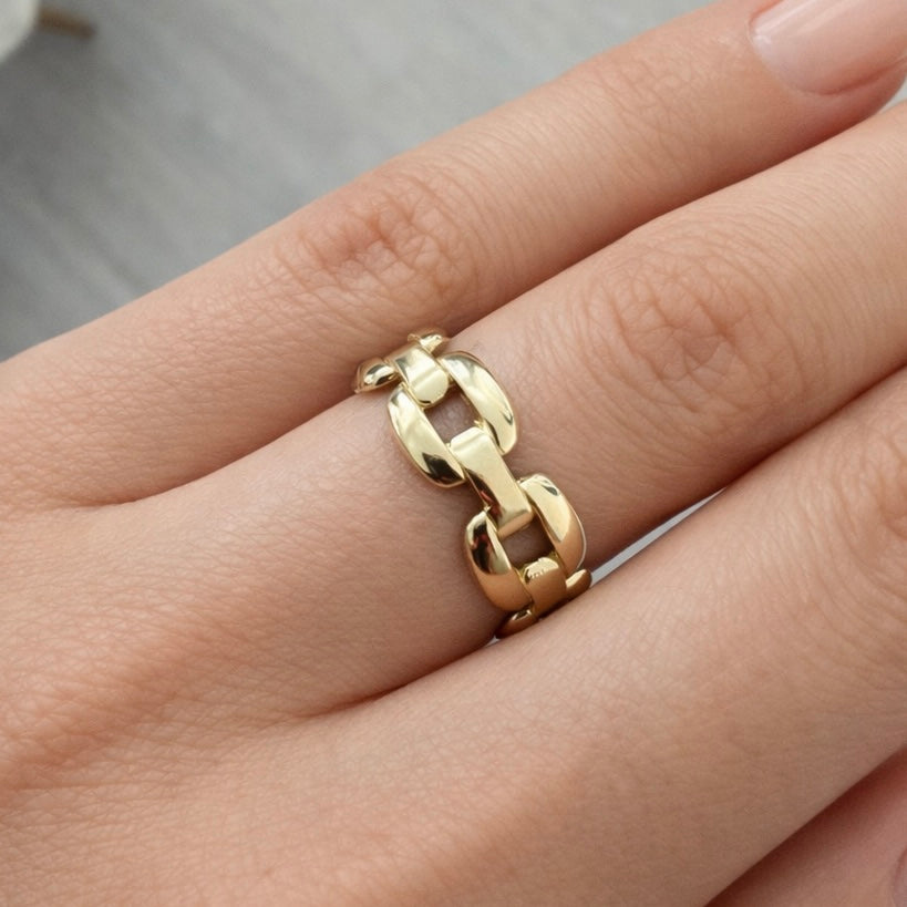 Anillo de Eslabones Audaces