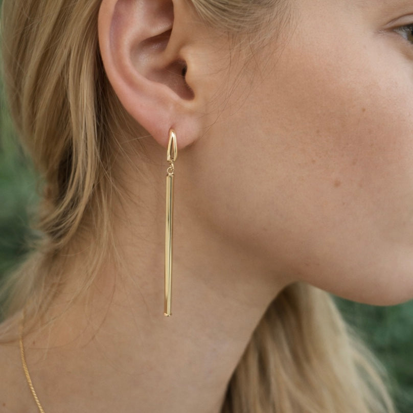 Pendientes Colgantes de Barra