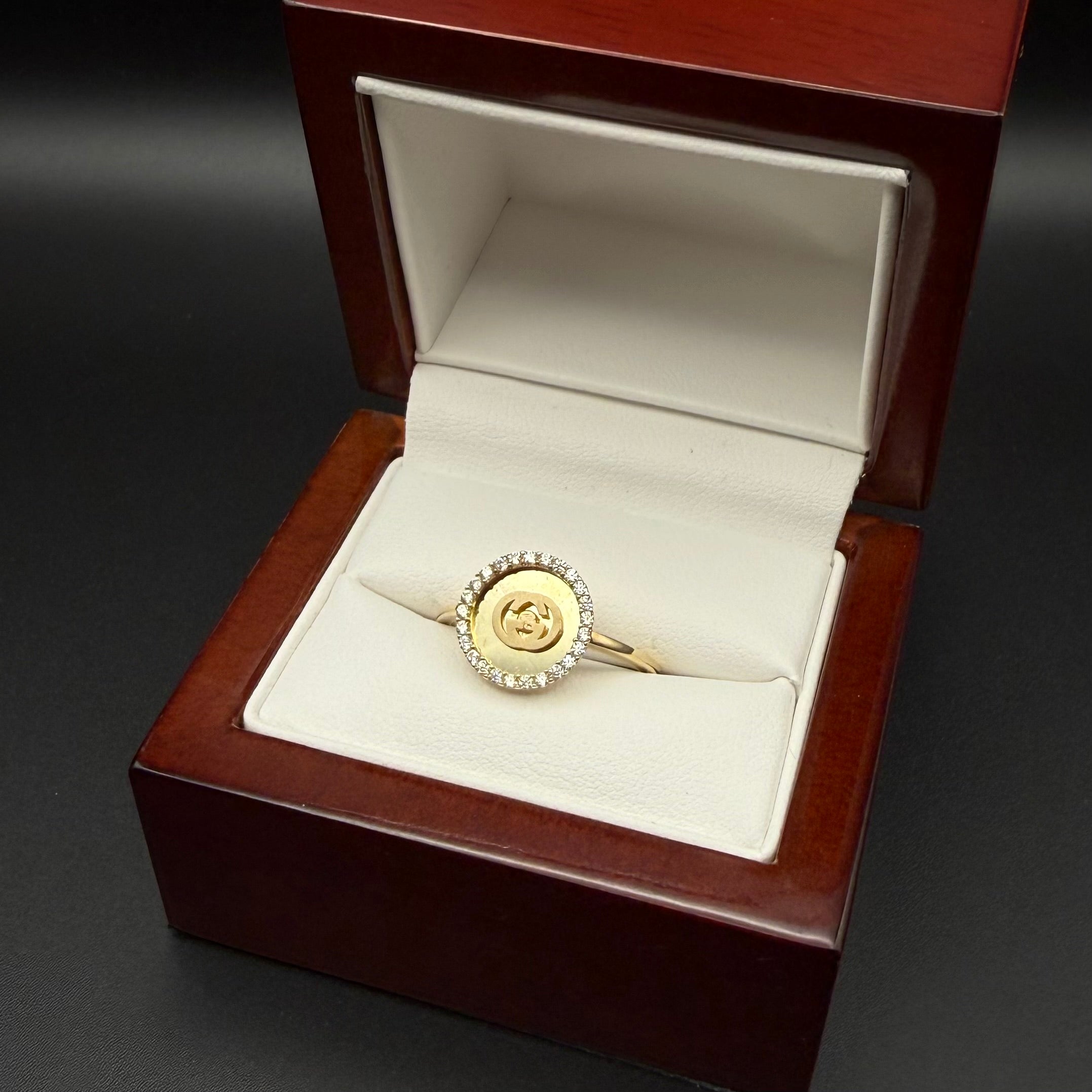 Anillo Pavé Redondo