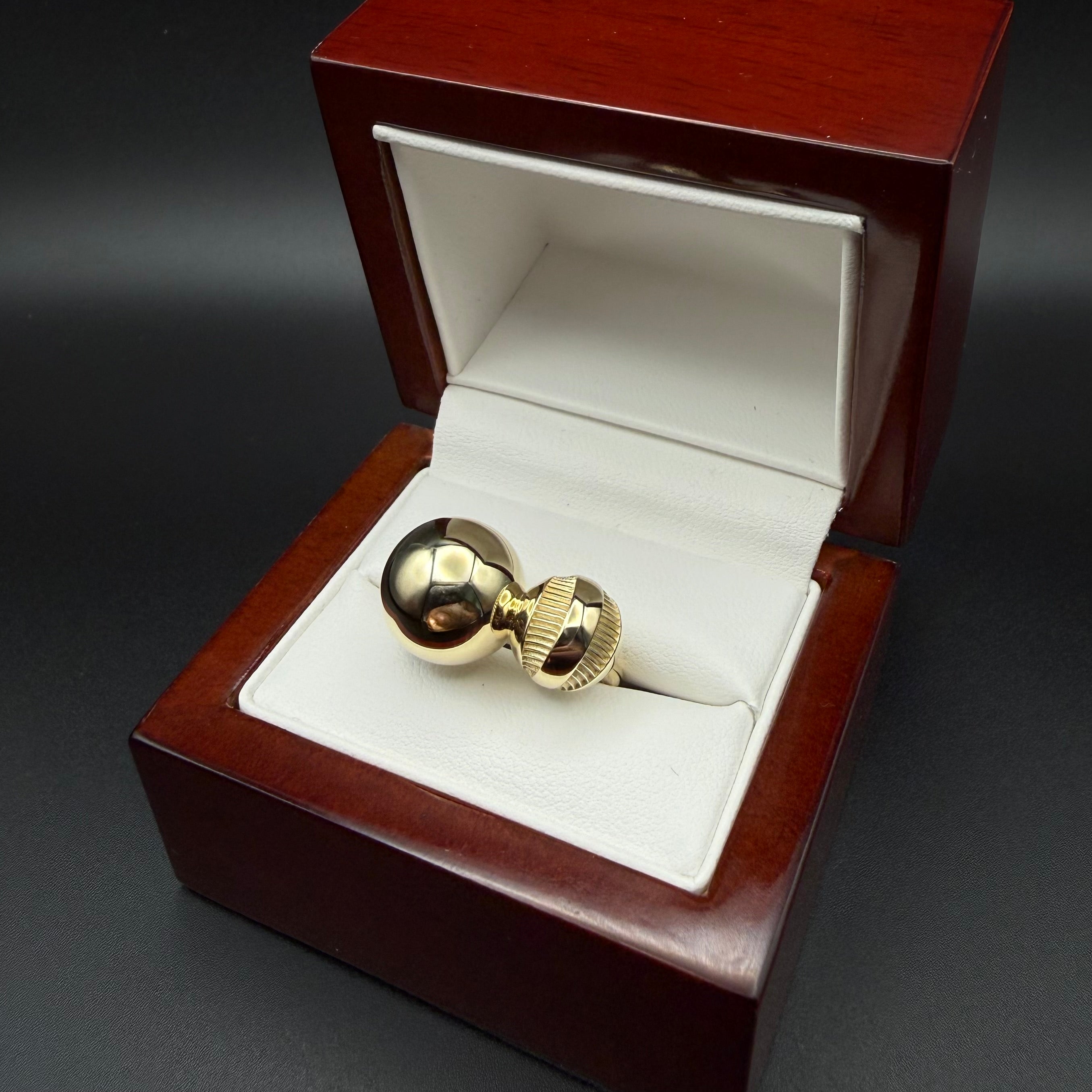 Anillo de Doble Esfera
